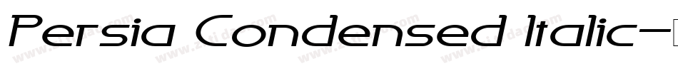 Persia Condensed Italic字体转换